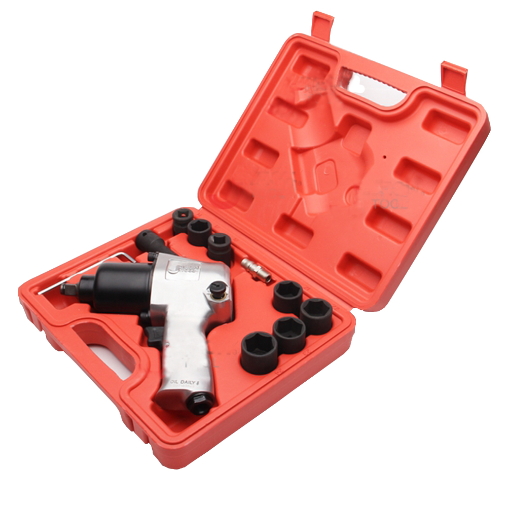 Bolton Tools Heavy Duty 1/2'' Drive Air Impact Wrench Tool Kit Max