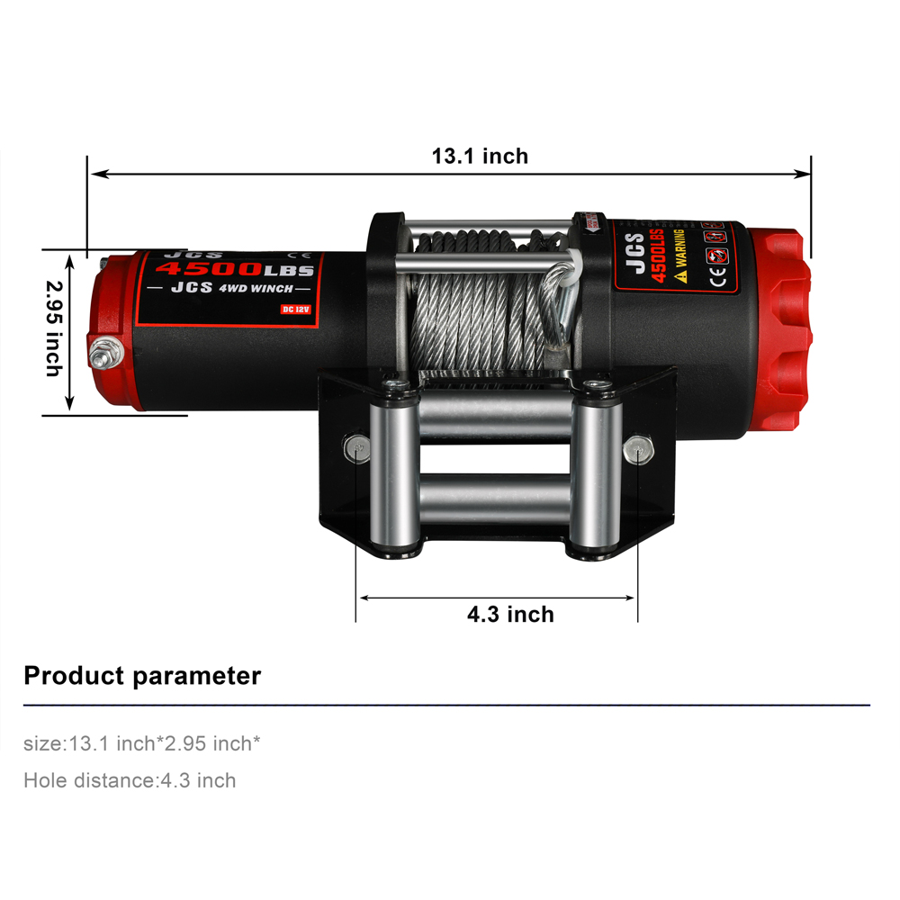 ポチさん専用❕ATV 4500 電動ウインチ 12V DC Zeak 4500-LB 12 ボルト DC 電動 ATV ウインチ 取扱説明書