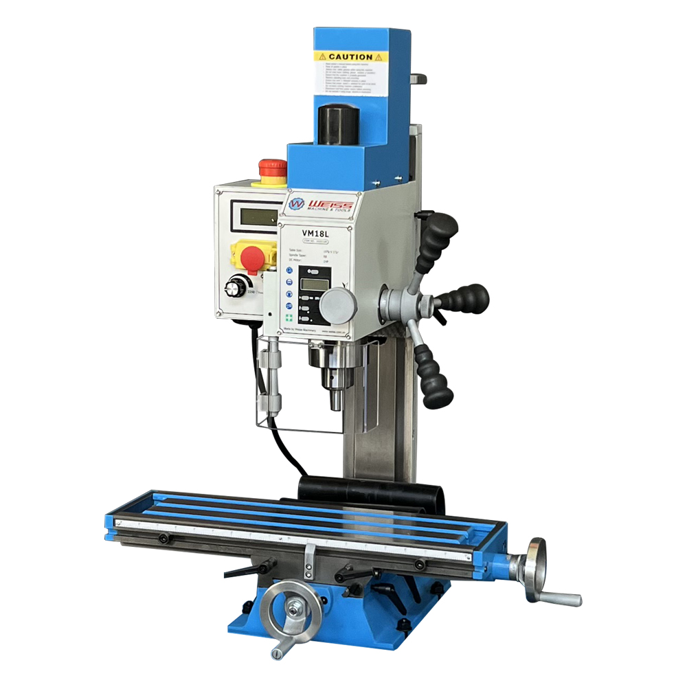 VM25L-DP 7&quot; x 27&quot; Benchtop Milling Machine Variable Speed 100-2250 