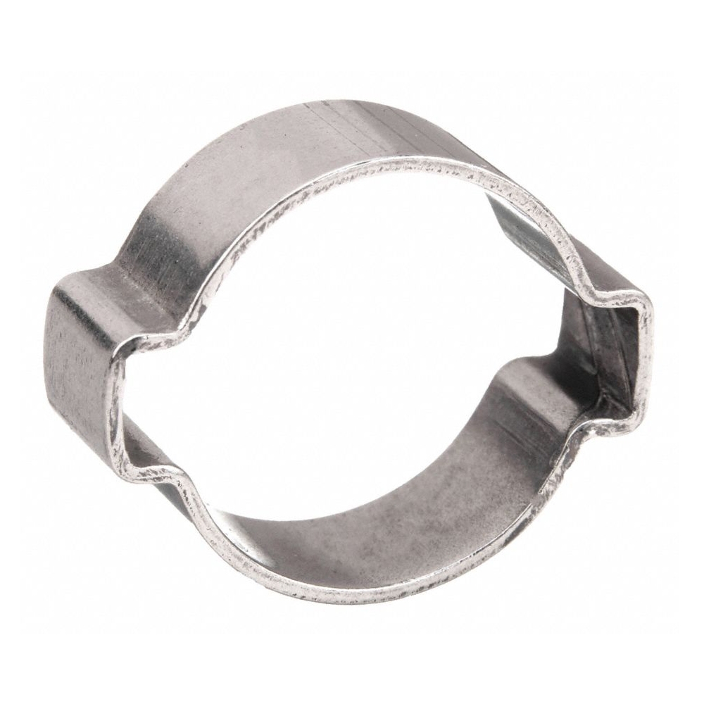 thumbnail image 2 of Single Ear Clamps MISPIRE 12-Pack Single Ear S - 34.9-38.1mm Stainless Steel Crimp Rings Hose Clamp 2 of 14