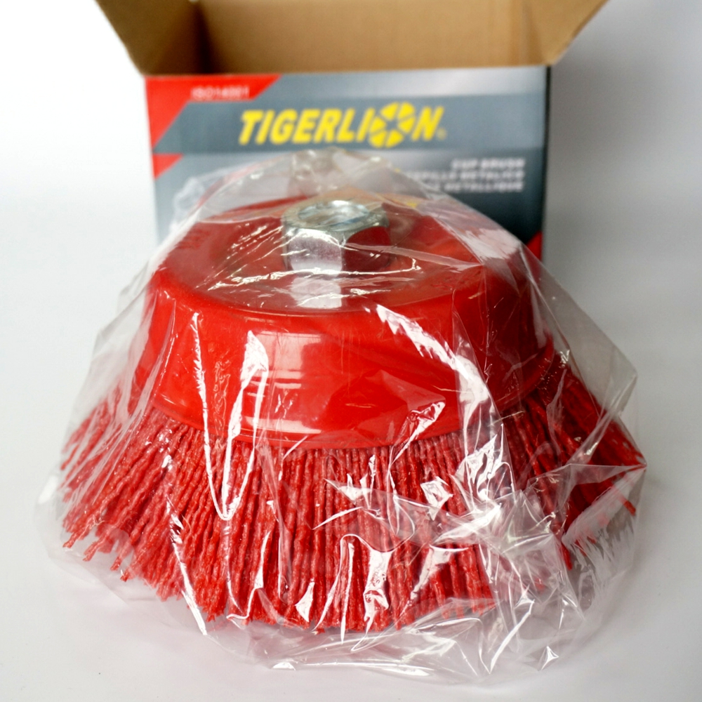 5 Inch (125mm) Abrasive Nylon Wire Cup Brush