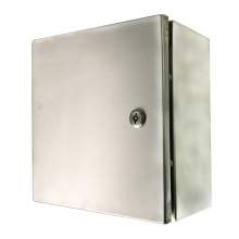 12 × 12 × 6 In 16 Gauge 304 Stainless Steel Electrical Enclosure IP65 1