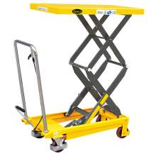 Manual Double Scissor Lift Table 330 lbs  43.3" Lifting Height
