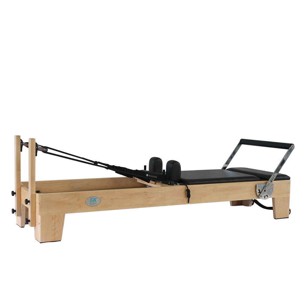 Bolton Tools Commercial Maple Pilates Reformer Bed Black