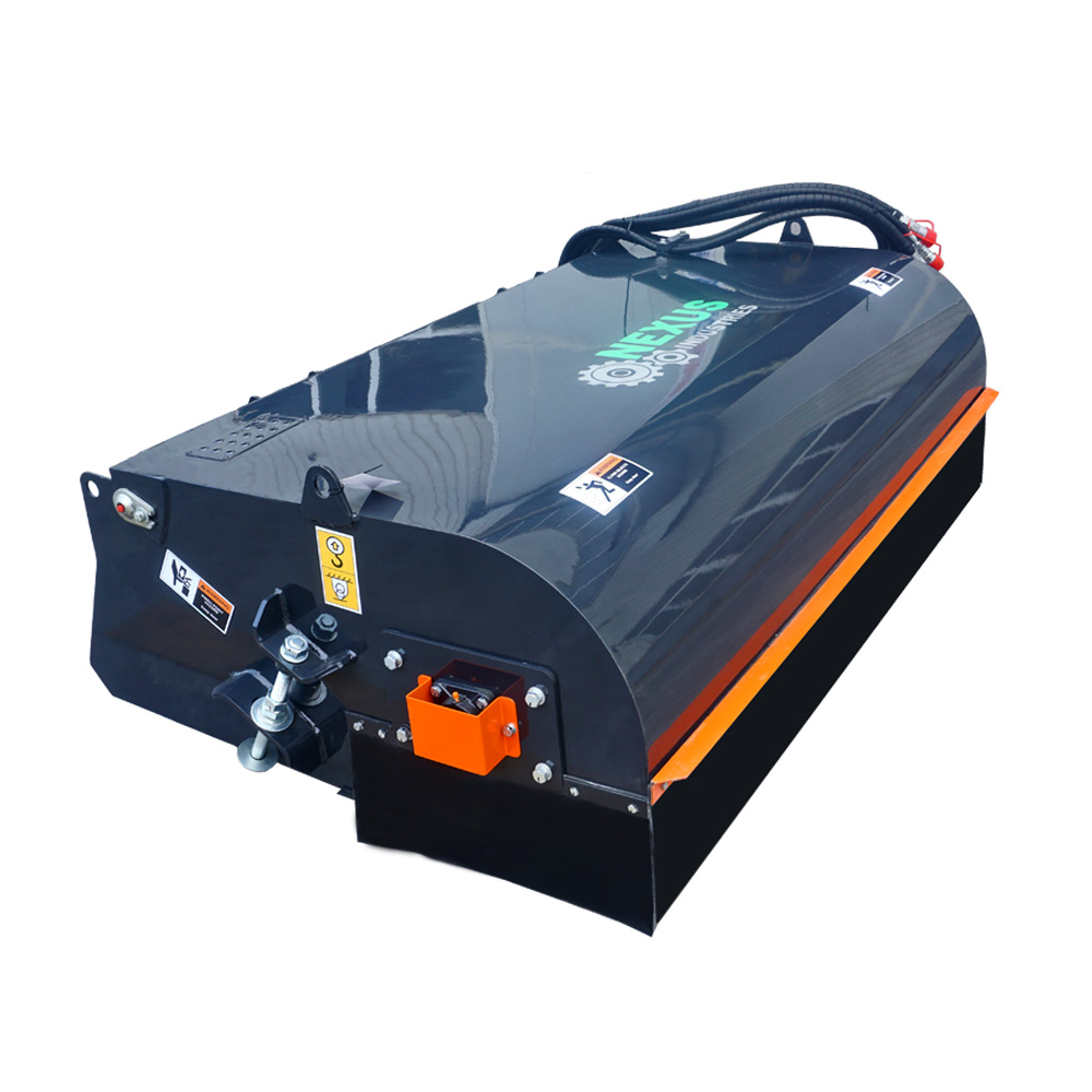 ロッド ROCK SWEEPER 672MH+MGS 72 in Skid Steer Pick Up Broom Sweeper Attachment | AGT