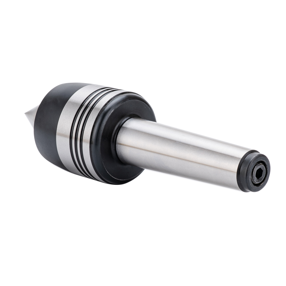 NEW #4 Morse Taper Live Center For Lathe - 0.000197" Accuracy, Triple Ball Bearing, MT4 Shank 14 thumbnail image